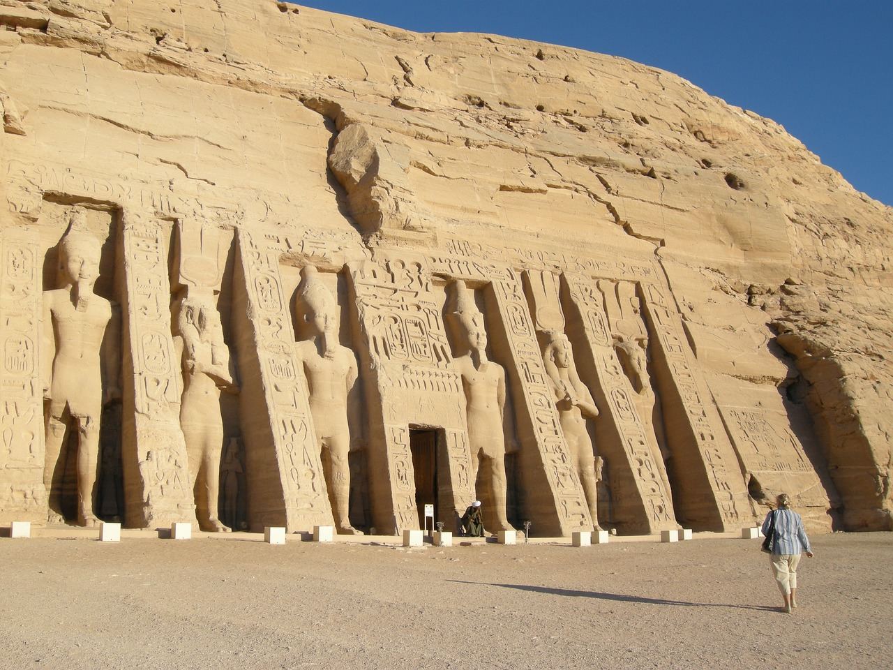 Tempels in Abu Simbel Egypte