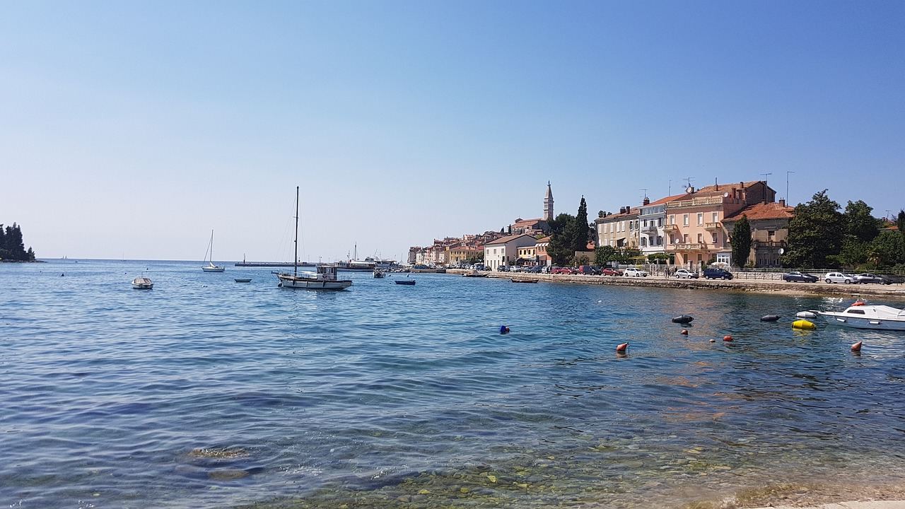 De prachtige stranden van Rovinj