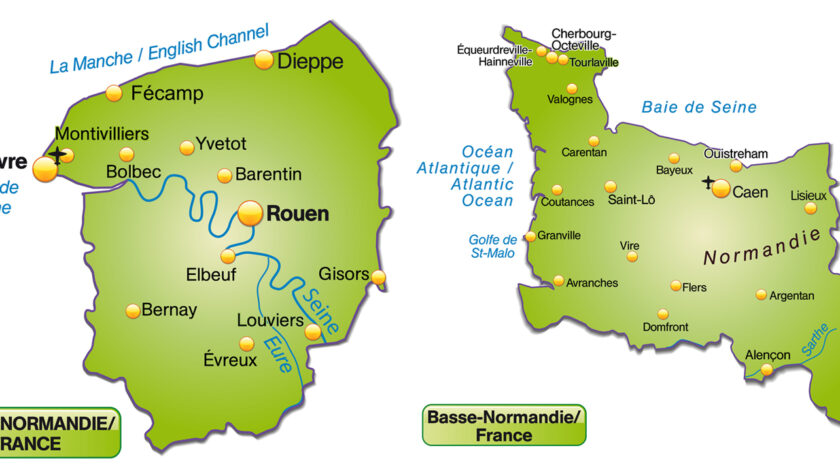 Basse-Normandië en Haute-Normandië