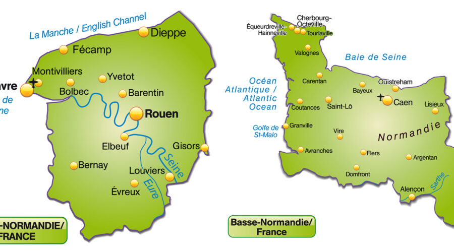 Basse-Normandië en Haute-Normandië