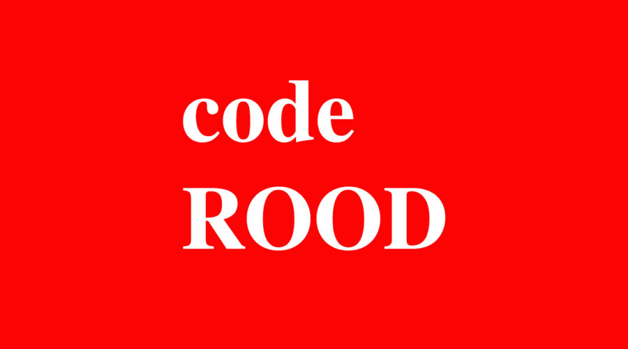 code rood